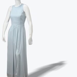 Thread Bridesmaid Dress TH008 A2 Mist Blue Sleeveless Maxi Gown 10R